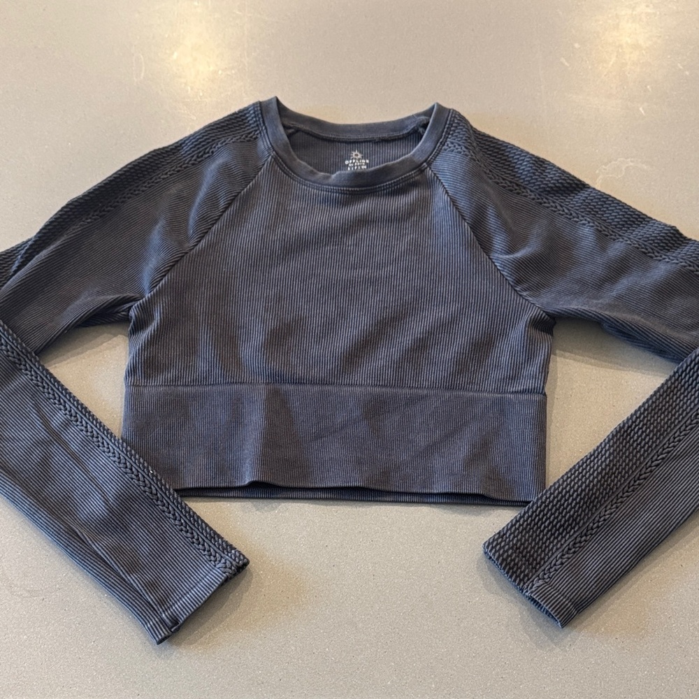 Aerie Long Sleeve Crop Top